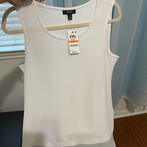 Alfani white-sheer long tunic shirt